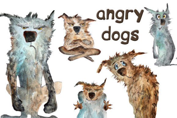 Dog Portrait Watercolor Png
