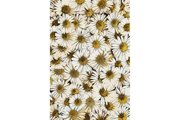 Watercolor Daisy Drawing and Illustrations