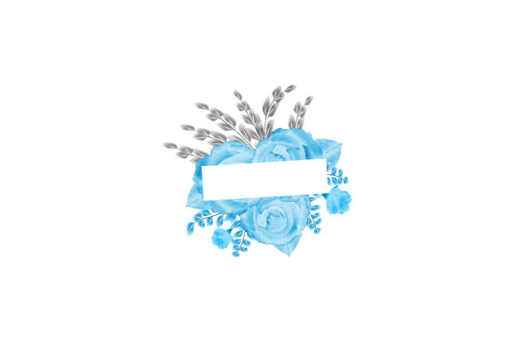 Watercolor Summer Floral Frames Illustrations